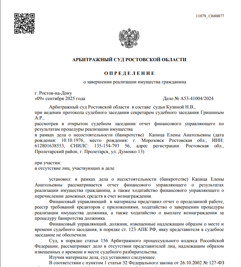 Скриншот дела А53-41004/2024